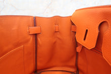 画像をギャラリービューアに読み込む, HERMES/エルメス バーキン30 トゴ オレンジ □N刻印 ハンドバッグ 700070178