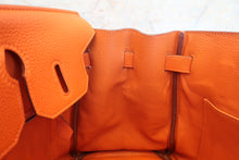 画像をギャラリービューアに読み込む, HERMES/エルメス バーキン30 トゴ オレンジ □N刻印 ハンドバッグ 700070178