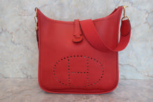 画像をギャラリービューアに読み込む, HERMES/エルメス エブリン1PM クシュベル ヴァーミリオン □H刻印 ショルダーバッグ 800010150