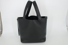 Load image into Gallery viewer, HERMES PICOTIN LOCK MM Clemence leather Black U Engraving Hand bag 800100097