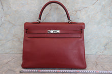 画像をギャラリービューアに読み込む, HERMES/エルメス ケリー35 トリヨンクレマンス ルージュアッシュ □F刻印 ショルダーバッグ 700110036
