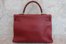 画像をギャラリービューアに読み込む, HERMES/エルメス ケリー35 トリヨンクレマンス ルージュアッシュ □F刻印 ショルダーバッグ 700110036
