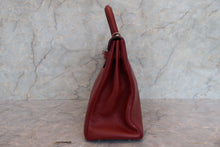 画像をギャラリービューアに読み込む, HERMES/エルメス ケリー35 トリヨンクレマンス ルージュアッシュ □F刻印 ショルダーバッグ 700110036
