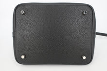 Load image into Gallery viewer, HERMES PICOTIN LOCK MM Clemence leather Black U Engraving Hand bag 800100097