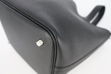 Load image into Gallery viewer, HERMES PICOTIN LOCK MM Clemence leather Black U Engraving Hand bag 800100097