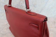 画像をギャラリービューアに読み込む, HERMES/エルメス ケリー35 トリヨンクレマンス ルージュアッシュ □F刻印 ショルダーバッグ 700110036