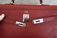 画像をギャラリービューアに読み込む, HERMES/エルメス ケリー35 トリヨンクレマンス ルージュアッシュ □F刻印 ショルダーバッグ 700110036