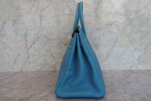 画像をギャラリービューアに読み込む, HERMES/エルメス バーキン35 トゴ ブルージーン □F刻印 ハンドバッグ 700080067