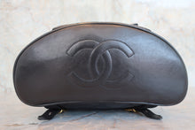 Load image into Gallery viewer, CHANEL Matelasse chain back pack Lambskin Black/Gold hadware Back pack 800060022