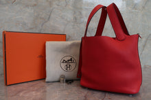 將圖片載入圖庫檢視器 HERMES/エルメス ピコタンロックPM トリヨンクレマンス ルージュカザック A刻印 ハンドバッグ 600090240