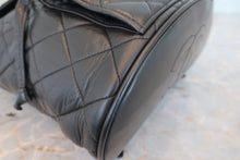 Load image into Gallery viewer, CHANEL Matelasse chain back pack Lambskin Black/Gold hadware Back pack 800060022