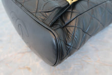Load image into Gallery viewer, CHANEL Matelasse chain back pack Lambskin Black/Gold hadware Back pack 800060022