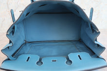 画像をギャラリービューアに読み込む, HERMES/エルメス バーキン35 トゴ ブルージーン □F刻印 ハンドバッグ 700080067