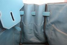 画像をギャラリービューアに読み込む, HERMES/エルメス バーキン35 トゴ ブルージーン □F刻印 ハンドバッグ 700080067