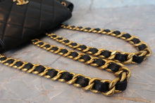 Load image into Gallery viewer, CHANEL Matelasse chain back pack Lambskin Black/Gold hadware Back pack 700090193