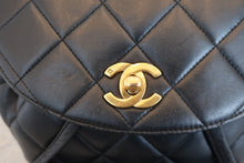 画像をギャラリービューアに読み込む, CHANEL/シャネル マトラッセチェーンリュック ラムスキン ブラック/ゴールド金具 リュック 800090030