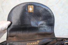 Load image into Gallery viewer, CHANEL Matelasse chain back pack Lambskin Black/Gold hadware Back pack 700090193