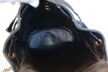 Load image into Gallery viewer, CHANEL Matelasse chain back pack Lambskin Black/Gold hadware Back pack 700090193