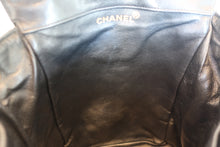 Load image into Gallery viewer, CHANEL Matelasse chain back pack Lambskin Black/Gold hadware Back pack 700090193