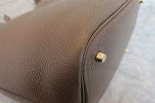 画像をギャラリービューアに読み込む, HERMES/エルメス ピコタンロックMM トリヨンクレマンス エトゥープ C刻印 ハンドバッグ 800030001