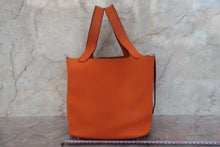 將圖片載入圖庫檢視器 HERMES/エルメス ピコタンMM トリヨンクレマンス オレンジ □M刻印 ハンドバッグ 700110048