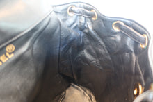 Load image into Gallery viewer, CHANEL Matelasse chain back pack Lambskin Black/Gold hadware Back pack 700090193