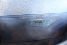 Load image into Gallery viewer, CHANEL LeBOY CHANEL chain shoulder bag Caviar skin Blue/Gold hadware Shoulder bag 700120120