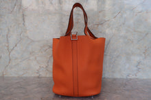 將圖片載入圖庫檢視器 HERMES/エルメス ピコタンMM トリヨンクレマンス オレンジ □M刻印 ハンドバッグ 700110048