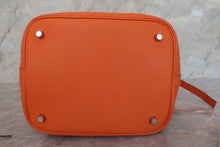 將圖片載入圖庫檢視器 HERMES/エルメス ピコタンMM トリヨンクレマンス オレンジ □M刻印 ハンドバッグ 700110048