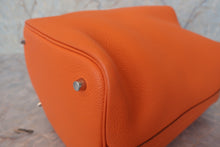 將圖片載入圖庫檢視器 HERMES/エルメス ピコタンMM トリヨンクレマンス オレンジ □M刻印 ハンドバッグ 700110048