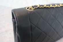 Load image into Gallery viewer, CHANEL Diana matelasse chain shoulder bag Lambskin Black/Gold hadware Shoulder bag 700120094
