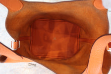 將圖片載入圖庫檢視器 HERMES/エルメス ピコタンMM トリヨンクレマンス オレンジ □M刻印 ハンドバッグ 700110048