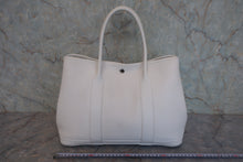 画像をギャラリービューアに読み込む, HERMES/エルメス ガーデンパーティPM ネゴンダ ホワイト □N刻印 トートバッグ 800020262