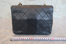 画像をギャラリービューアに読み込む, CHANEL/シャネル ミニマトラッセシングルフラップチェーンショルダーバッグ ラムスキン ブラック/ゴールド金具 ショルダーバッグ 800010121