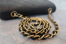 Load image into Gallery viewer, CHANEL Diana matelasse chain shoulder bag Lambskin Black/Gold hadware Shoulder bag 700120094