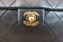 画像をギャラリービューアに読み込む, CHANEL/シャネル ミニマトラッセシングルフラップチェーンショルダーバッグ ラムスキン ブラック/ゴールド金具 ショルダーバッグ 800010121