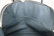 Load image into Gallery viewer, HERMES BOLIDE 31 Clemence leather Blue lin □Q Engraving Shoulder bag 800100096