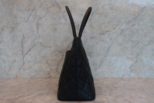 Load image into Gallery viewer, CHANEL Medallion Tote Caviar skin Black/Silver hadware Tote bag 700080197