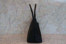 Load image into Gallery viewer, CHANEL Medallion Tote Caviar skin Black/Silver hadware Tote bag 700080197