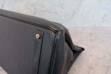 画像をギャラリービューアに読み込む, HERMES/エルメス バーキン40 トゴ ブラック 〇X刻印 ハンドバッグ 700110015