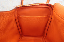 画像をギャラリービューアに読み込む, HERMES/エルメス リンディ30 トリヨンクレマンス オレンジ □O刻印 ショルダーバッグ 800040056