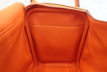 画像をギャラリービューアに読み込む, HERMES/エルメス リンディ30 トリヨンクレマンス オレンジ □O刻印 ショルダーバッグ 800040056