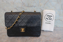 画像をギャラリービューアに読み込む, CHANEL/シャネル ミニマトラッセシングルフラップチェーンショルダーバッグ ラムスキン ブラック/ゴールド金具 ショルダーバッグ 800010156