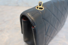 Load image into Gallery viewer, CHANEL  Diana matelasse chain shoulder bag Lambskin Black/Gold hadware Shoulder bag 700080191