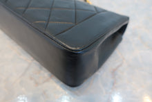 Load image into Gallery viewer, CHANEL  Diana matelasse chain shoulder bag Lambskin Black/Gold hadware Shoulder bag 700080191