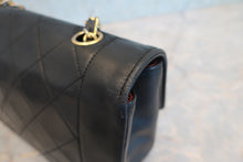 Load image into Gallery viewer, CHANEL  Diana matelasse chain shoulder bag Lambskin Black/Gold hadware Shoulder bag 700080066