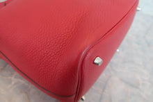 Load image into Gallery viewer, HERMES PICOTIN LOCK MM Clemence leather Rouge casaque X Engraving Hand bag 800070156