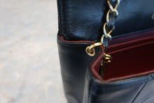 Load image into Gallery viewer, CHANEL  Diana matelasse chain shoulder bag Lambskin Black/Gold hadware Shoulder bag 700080066