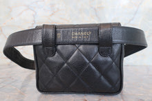 画像をギャラリービューアに読み込む, CHANEL/シャネル マトラッセウエストバッグ キャビアスキン ブラック/ゴールド金具 ウエストバッグ 700110057