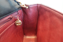 Load image into Gallery viewer, CHANEL  Diana matelasse chain shoulder bag Lambskin Black/Gold hadware Shoulder bag 700080066